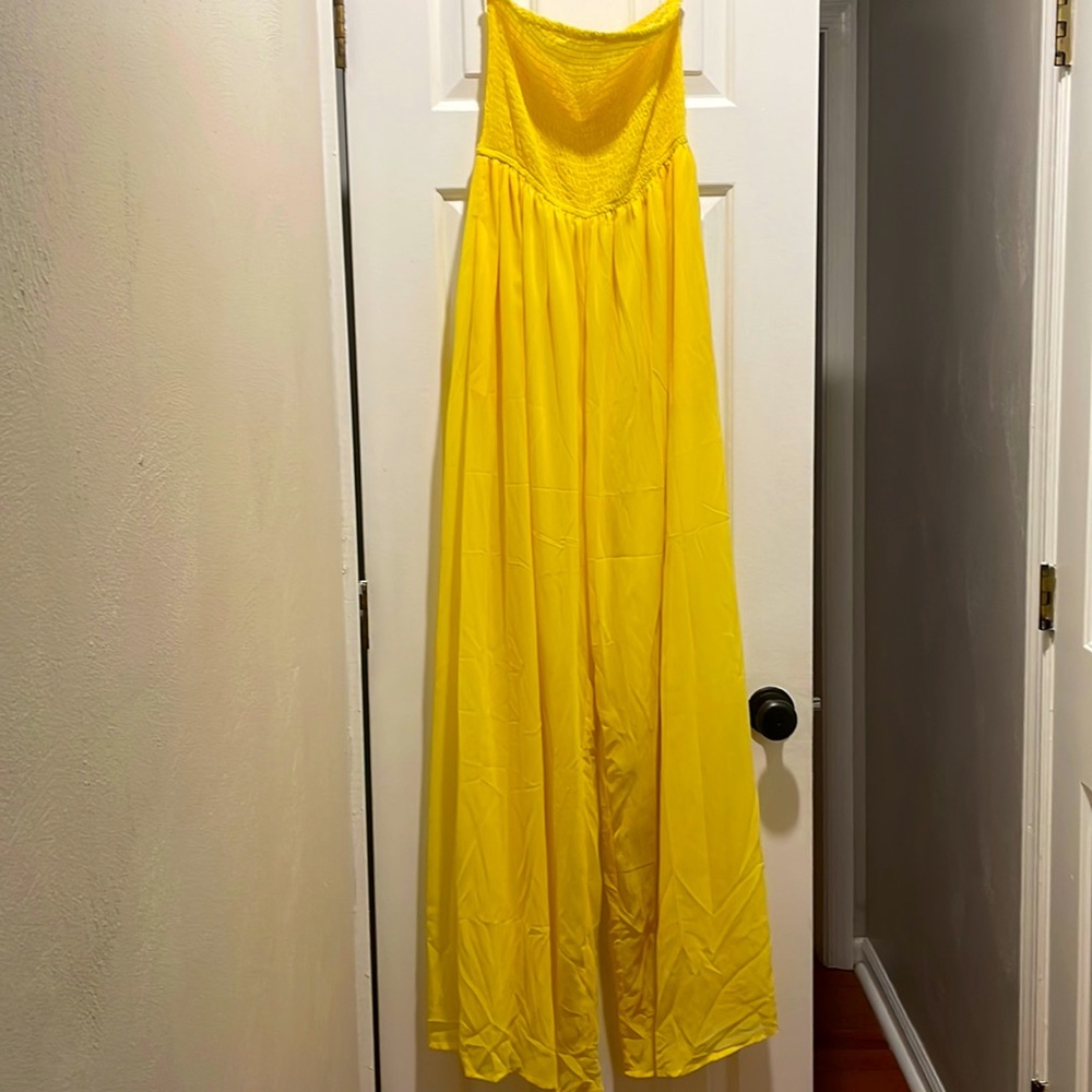 New Elegant Yellow Jumpsuit